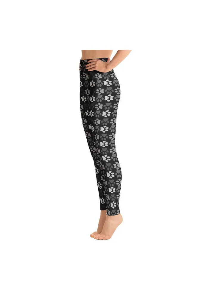 Paw Print Pattern Yoga Leggings