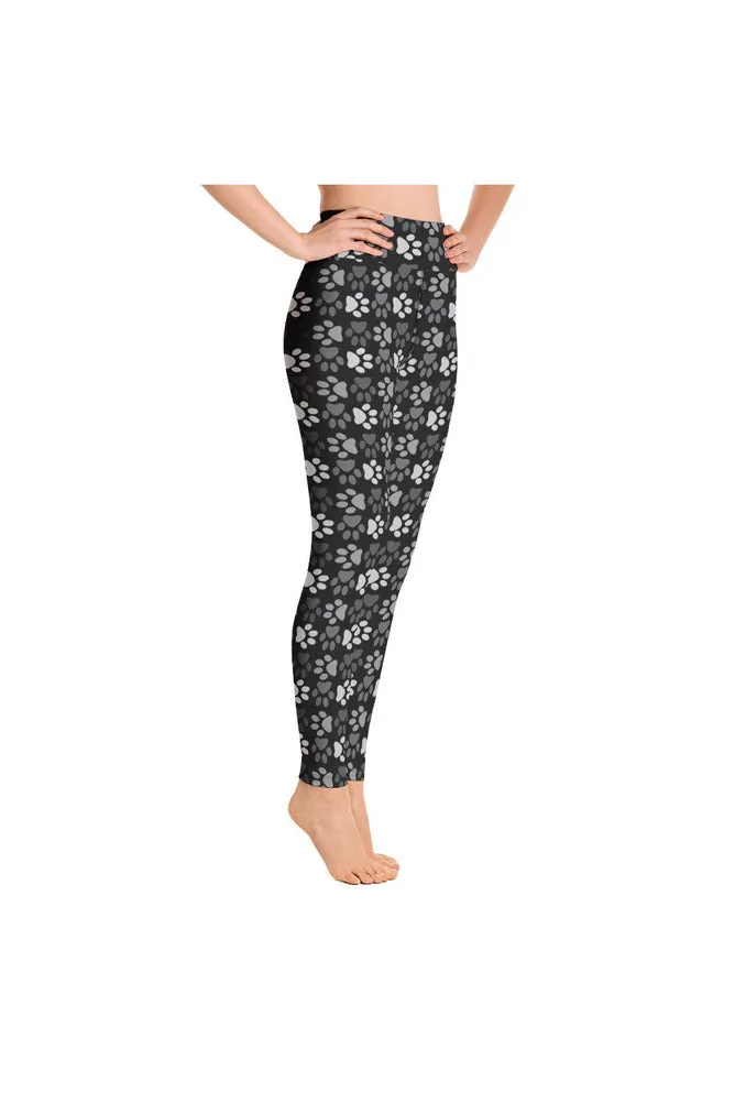 Paw Print Pattern Yoga Leggings