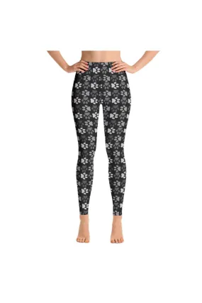 Paw Print Pattern Yoga Leggings