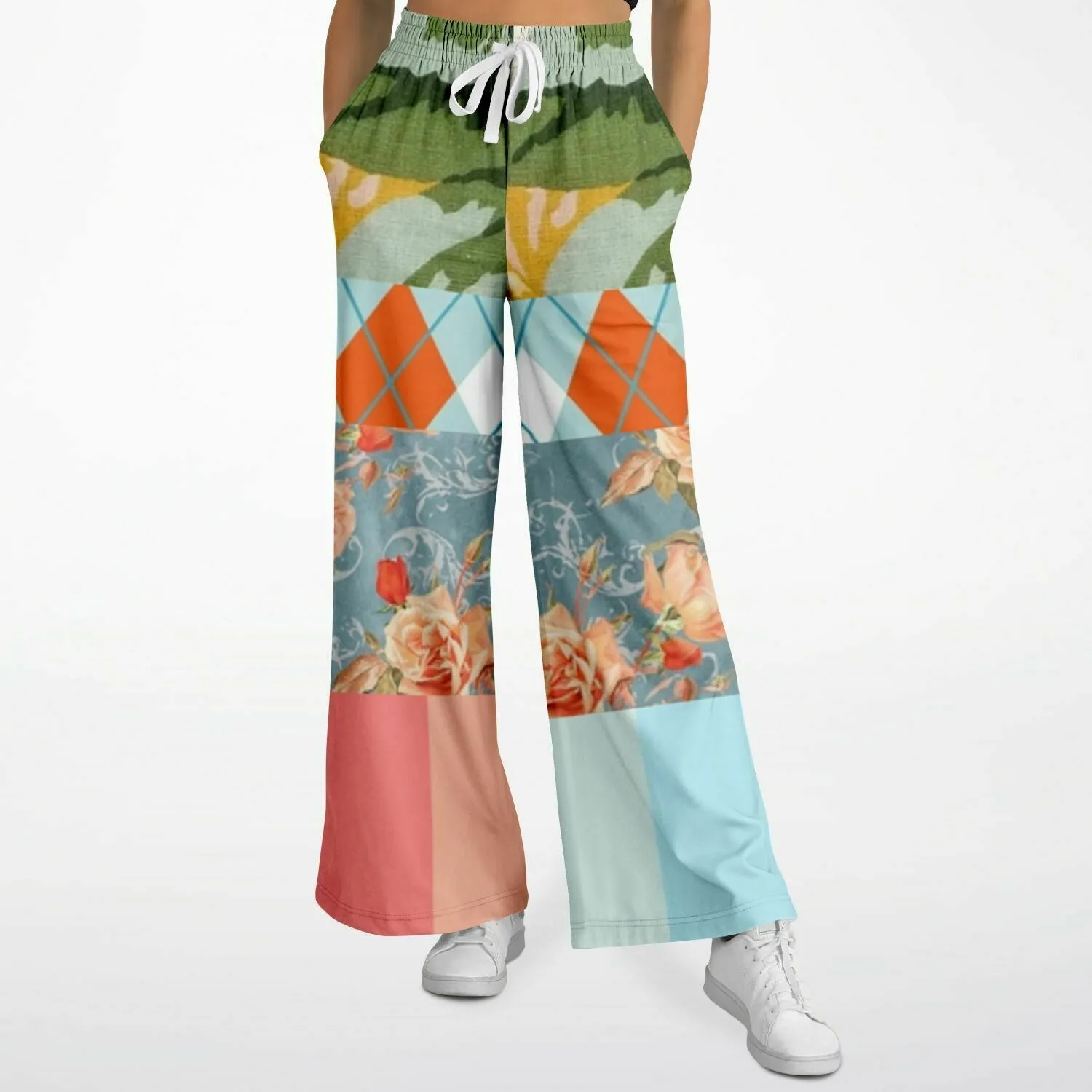 Peaches and Cream Eco-Poly Stretchy Phat Bellbottoms