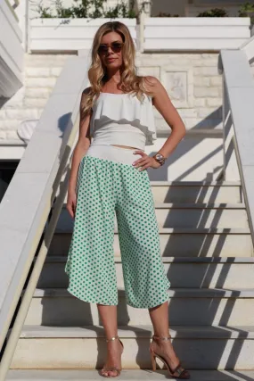 Polka Dot Capri Pants (XS,S,M,L)