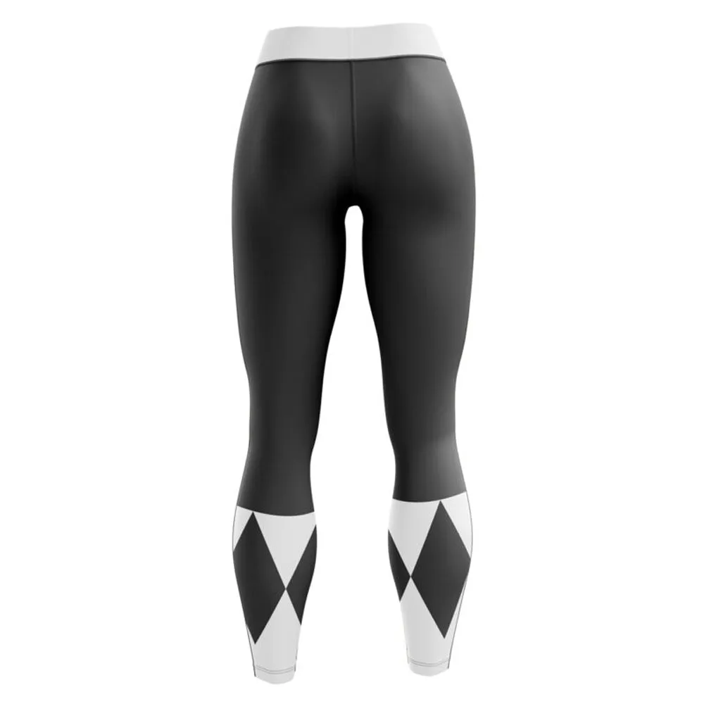 Power Rangers 'Black Ranger' Compression Leggings Spats