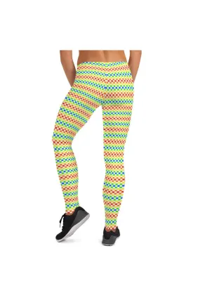 Rainbow Checkered Leggings