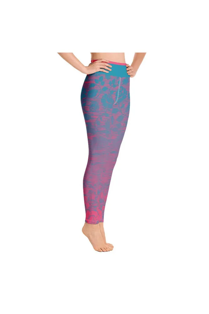 Rose Colored Glamour Yoga Leggings