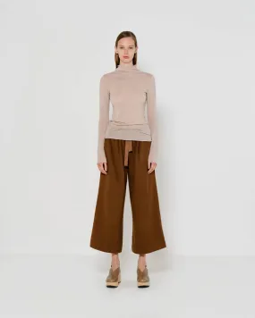 Signature Wool Pants | Brown