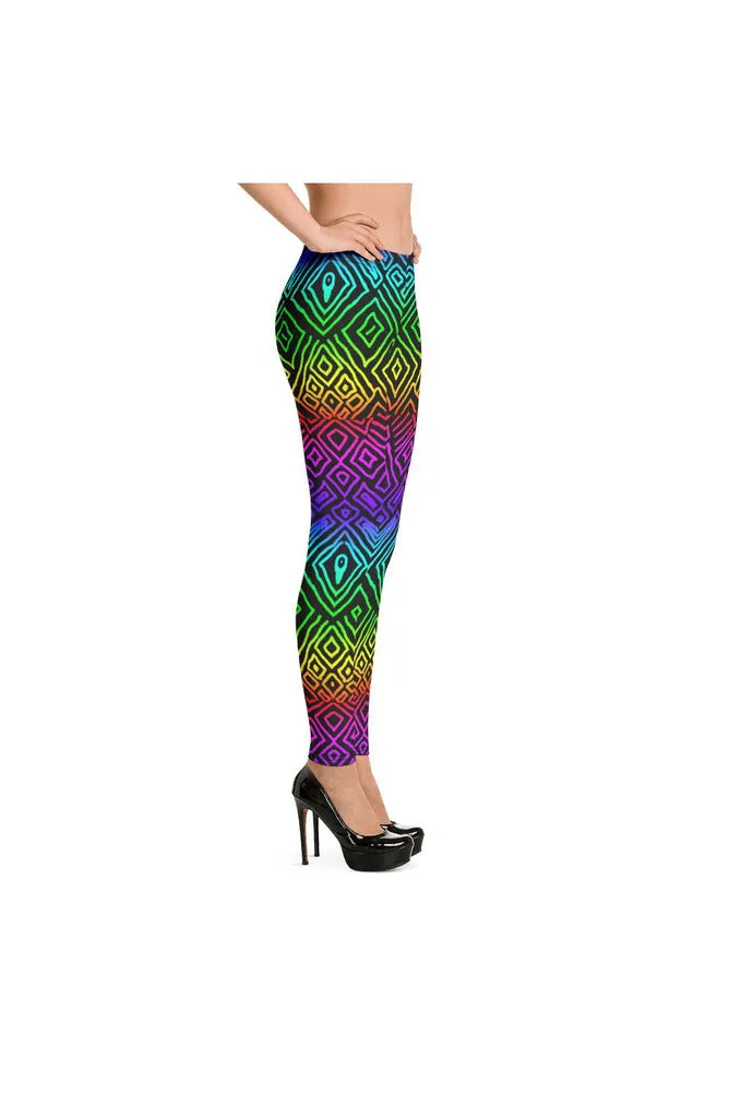 Tribal Rainbow Leggings