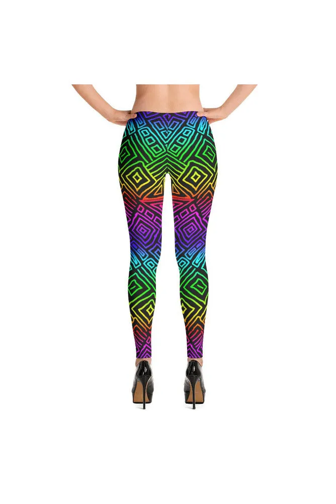 Tribal Rainbow Leggings