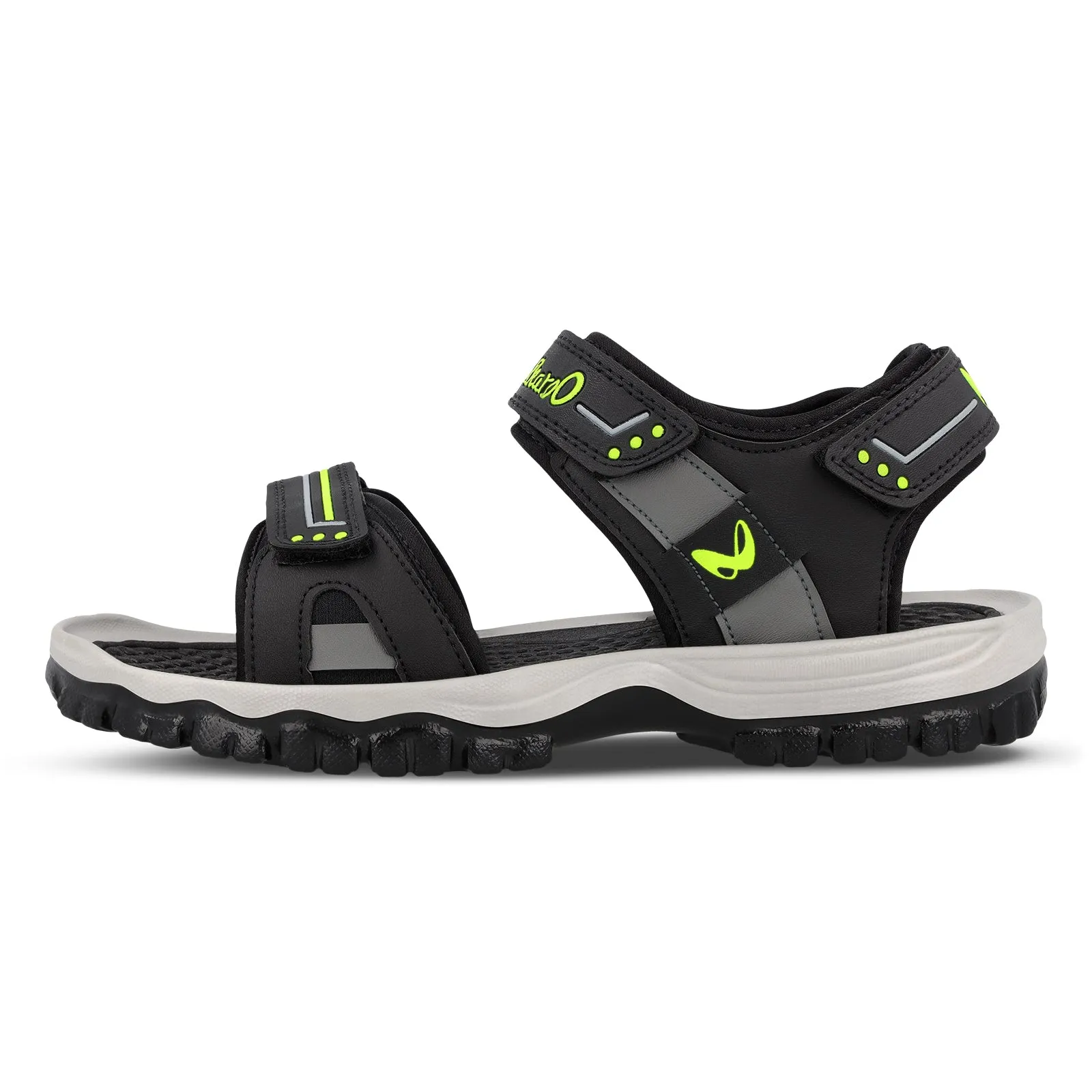 Walkaroo Men Sandal  - WC4420 Black Green