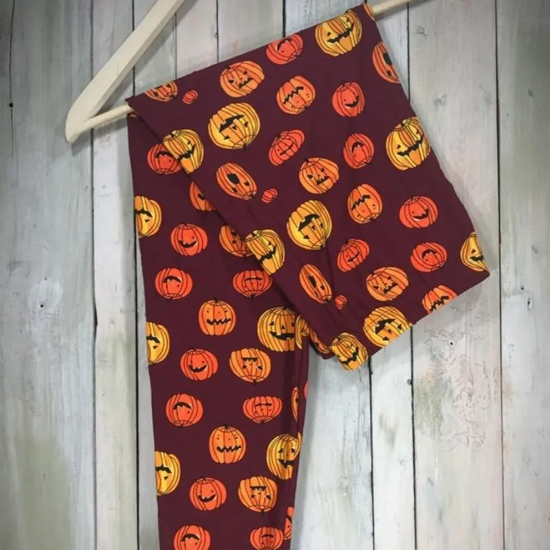 Wicked Soft Jack-O-Lantern PLUS Leggings