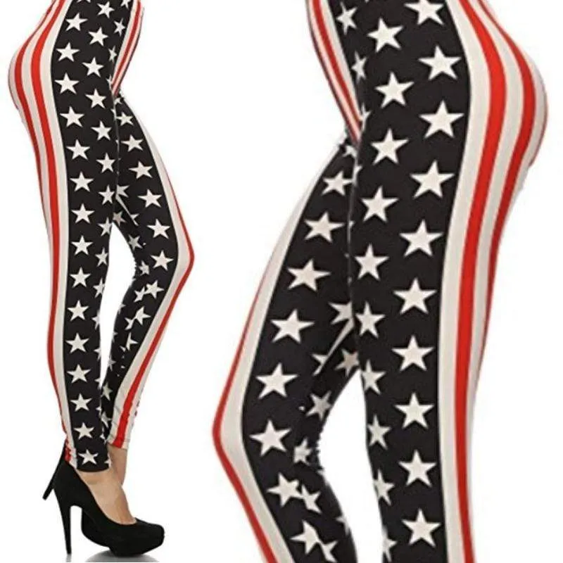 Wicked Soft Patriotic OS Leggings