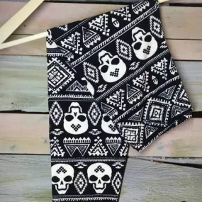 Wicked Soft Skull Vibes OS Leggings