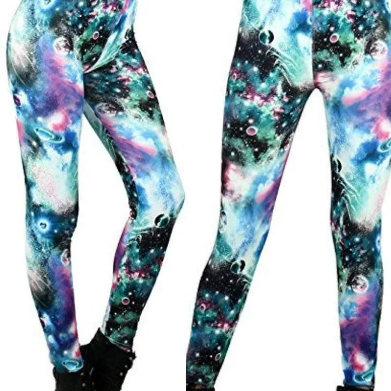 Wicked Soft Solar Galaxy OS Leggings