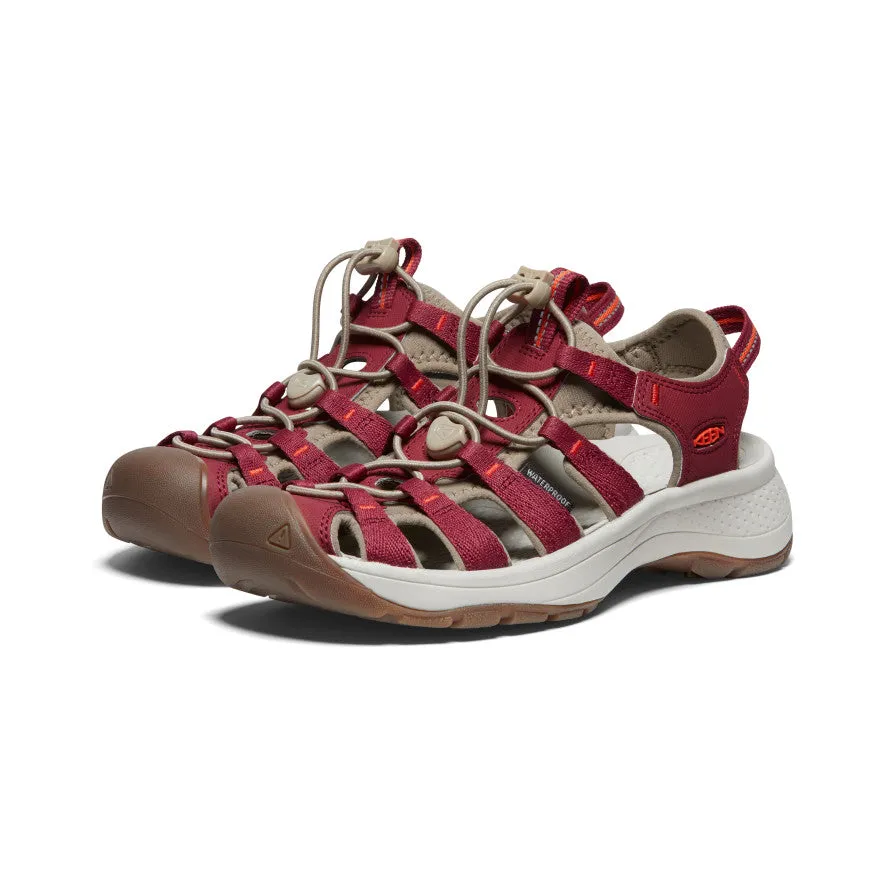 Women's Astoria West Sandal  |  Merlot/Scarlet Ibis