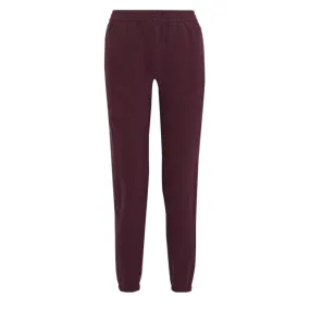 YEEZY Calabasas Embroidered cotton-blend terry track pants (Merlot)