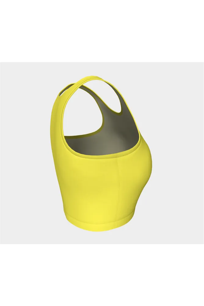 Yellow Spark Athletic Top